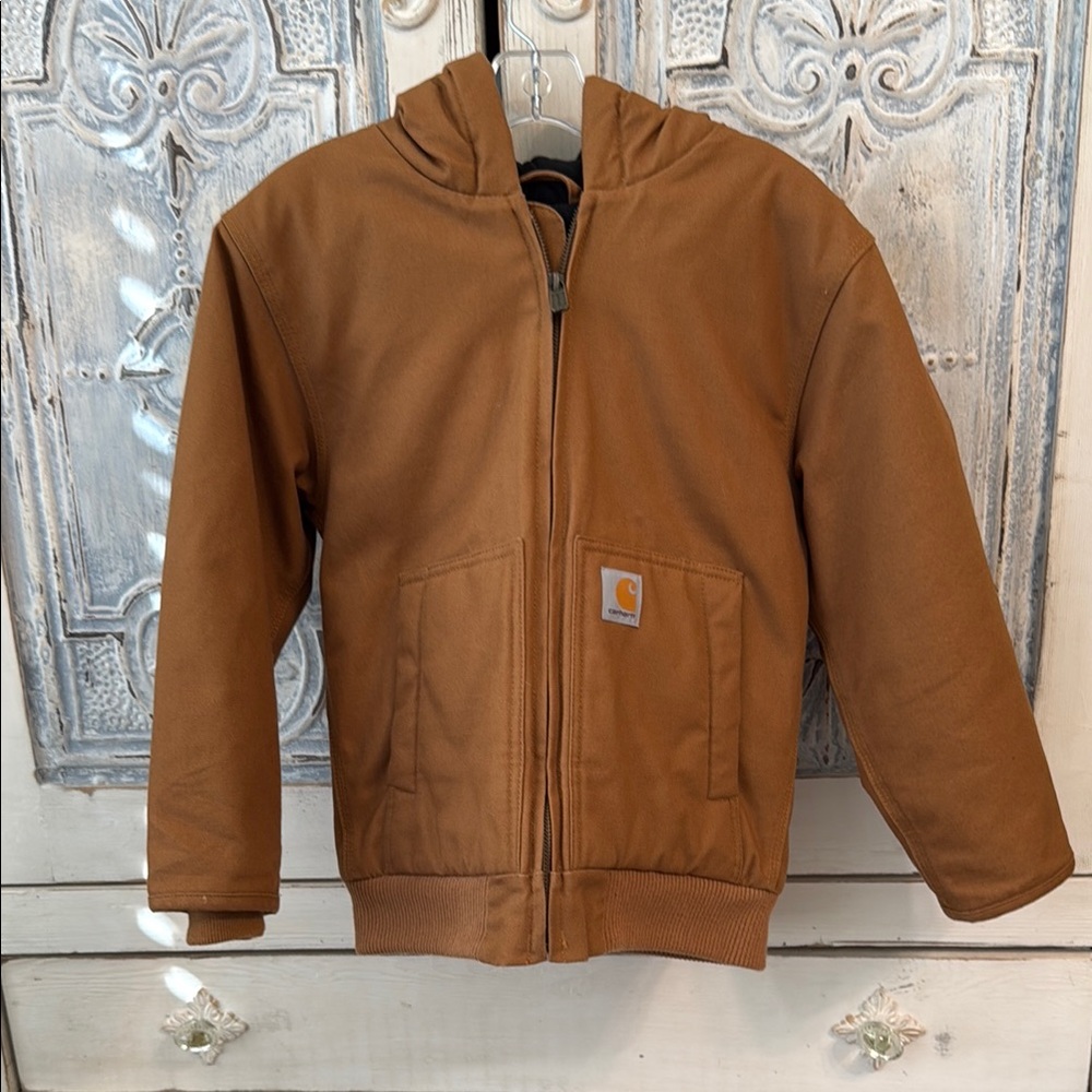 Carhartt Tan Hooded Jacket